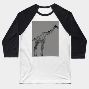 Girrafe Shadow Silhouette Anime Style Collection No. 159 Baseball T-Shirt